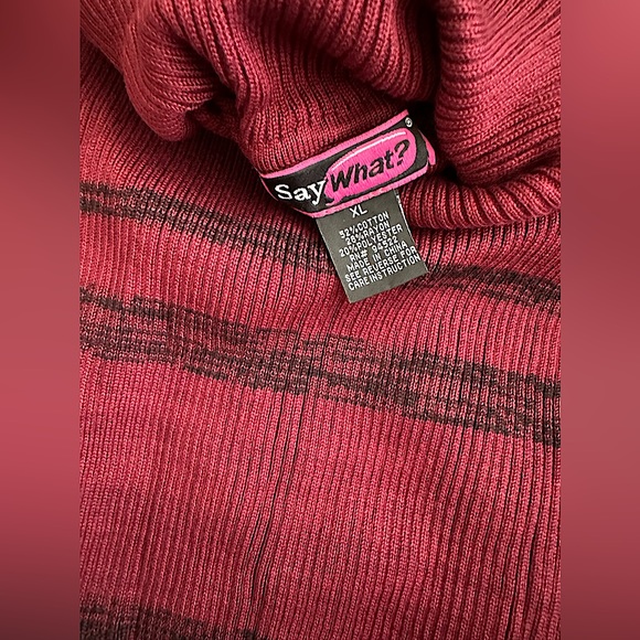 Say What? Turtle neck sweatshirt - Picture 2 of 2